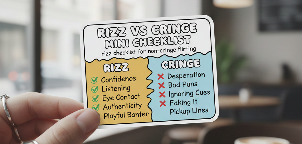 rizz checklist for non-cringe flirting