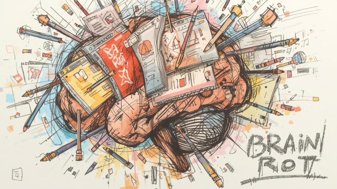 You know that moment when you’ve been on your phone for “two minutes” and then you look up and it’s somehow 45 minutes later and your brain feels… crunchy? Yeah. That’s Brain Rot. Not a medical diagnosis, not a personality flaw—just slang for that mentally “fried” feeling you get after too much low-effort content, too many tabs open in your head, and not enough real rest.